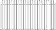 65 x 16mm Radiator Style Vertical Slat - Face Welded on Edge